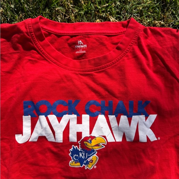Kansas University Graphic Logo Tee NWOT - Picture 3 of 3